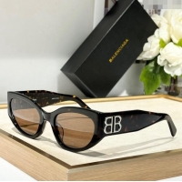 Low Cost Balenciaga Sunglasses BB0324KS Brown 2024