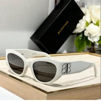 Buy Fashionable Balenciaga Sunglasses BB0324KS White 2024