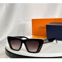 Particularly Recommended Louis Vuitton Sunglasses Z2424W Black/Grey 2024