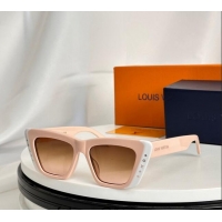 New Cheap Louis Vuitton Sunglasses Z2424W Pink/White 2024