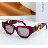 High Quality Valentino Sunglasses with VLogo VLS103A Red