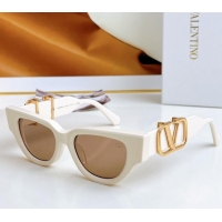 Original Cheap Valentino Sunglasses with VLogo VLS103A White 2024