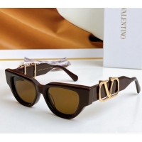 New Fashion Valentino Sunglasses with VLogo VLS103A Brown 2024