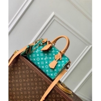 Promotional Louis Vuitton Speedy P9 Bandouliere 25 Bag in Soft Calfskin M24423 Blue 2024 Runway