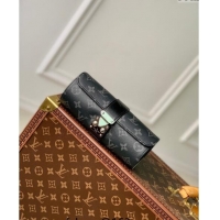 Unique Grade Louis Vuitton Etui Bijoux Jewelry Case in Black Monogram Eclipse Canvas M10145 2024