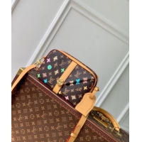 Best Price Louis Vuitton Envelope Wearable Wallet Mini Bag in Monogram Craggy Canvas Chocolate M83346 Brown 2024