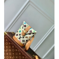 Good Product Louis Vuitton Envelope Pouch Mini Bag in Monogram Craggy Canvas M83344 Vanilla White 2024