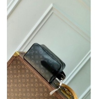 Big Discount Louis Vuitton Locker Dopp Kit Bag in Black Monogram Eclipse Canvas M83113 2024