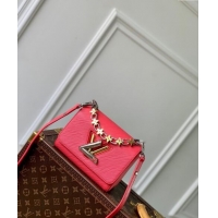 Top Grade Louis Vuitton Twist PM Bag in Epi Leather with Monogram Flower M24042 Pink Sky 2024