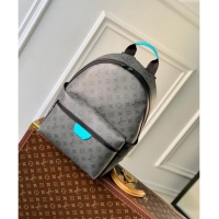 Inexpensive Louis Vuitton Discovery Backpack PM bag in Monogram Eclipse Reverse Canvas M11641 Turquoise Blue/Grey 2024