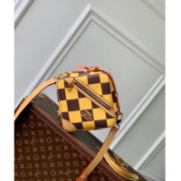 Promotional Louis Vuitton Men's Chess Messenger Crossbody bag in Damier Pop Canvas N40562 Yellow 2024