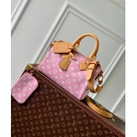 Top Quality Louis Vuitton Speedy P9 Bandouliere 25 Bag in Soft Calfskin M24423 Light Pink 2024 Runway