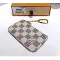 Good Taste Louis Vuitton Key Pouch Damier Azur Canvas N62659 2024