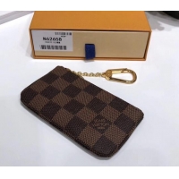 Good Product Louis Vuitton Key Pouch Damier Ebene Canvas N62658 2024