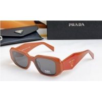 Shop Grade Prada Sunglasses SPR17W Orange 2024