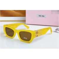 Super Quality Miu Miu Sunglasses SMU09WS Yellow 2024 