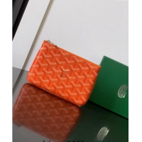 Super Quality Goyard Senat Mini Pouch 1061XS Orange 2024