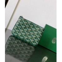 Most Popular Goyard Senat Mini Pouch 1061XS Green 2024