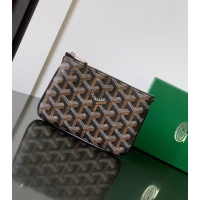 Good Taste Goyard Senat Mini Pouch 1061XS Black 2024