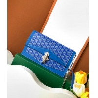 Top Grade Goyard Duchess Marie-Caroline Chain Bag 8216 Sky Blue 2024