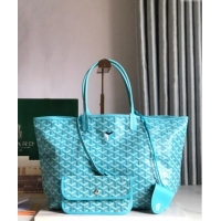 Well Crafted Goyard Saint Louis Tote Bag PM 020184 Turquoise Blue 2024