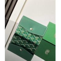 Top Grade Goyard Saint-Gabriel Wallet 3319 Green 2024