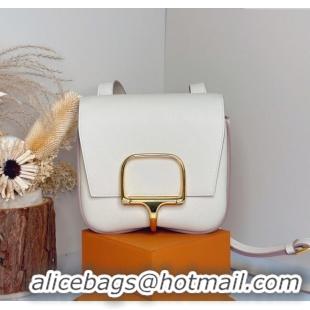 Promotional Hermès Della Cavalleria Mini Bag in Epsom Leather 3005 White/Gold 2024 (Half Handmade)