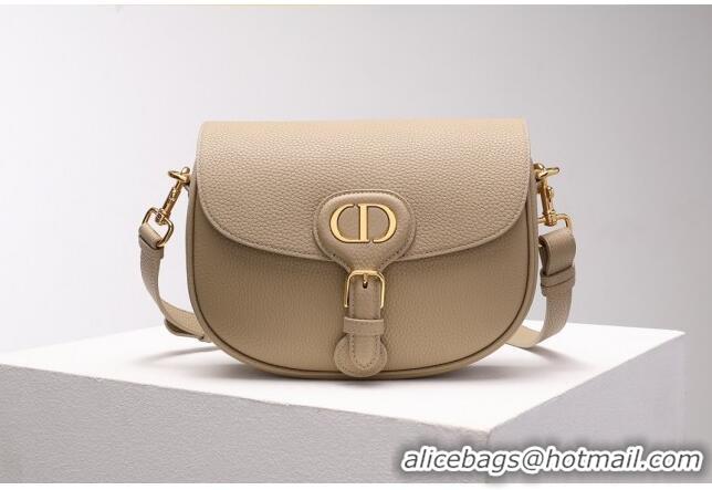 Top Quality Dior Medium Dior Bobby Bag in Grained Calfskin M9319 Beige 2024