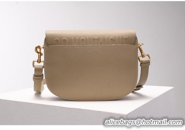 Top Quality Dior Medium Dior Bobby Bag in Grained Calfskin M9319 Beige 2024