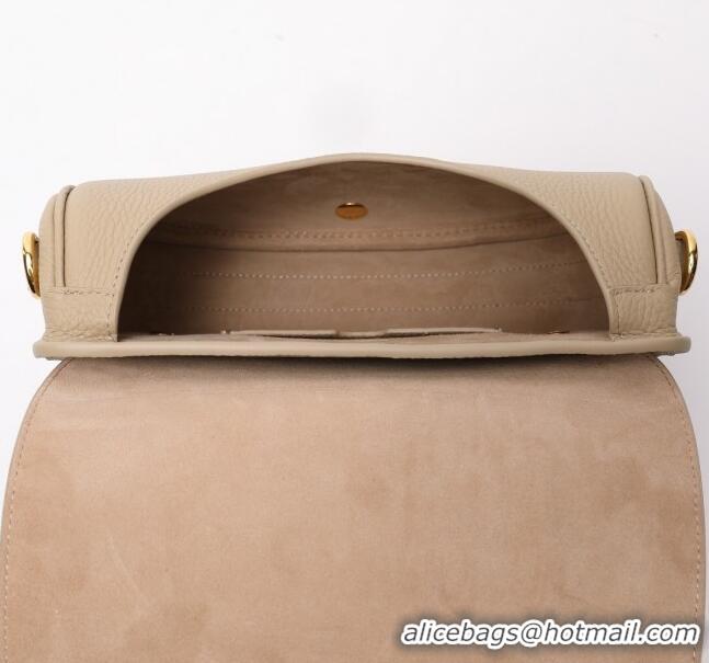 Top Quality Dior Medium Dior Bobby Bag in Grained Calfskin M9319 Beige 2024