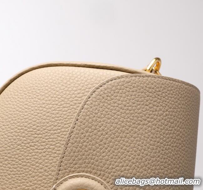 Top Quality Dior Medium Dior Bobby Bag in Grained Calfskin M9319 Beige 2024