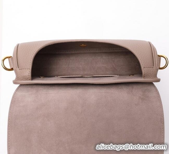 New Design Dior Medium Dior Bobby Bag in Grained Calfskin M9319 Grey 2024