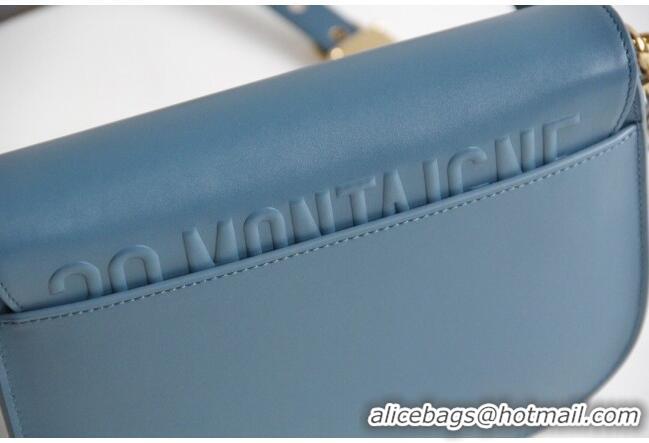 Buy Classic Dior Medium Dior Bobby Bag in Box Calfskin M9319 Blue 2024