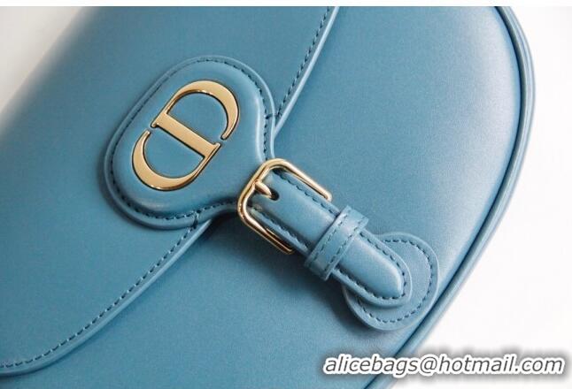 Buy Classic Dior Medium Dior Bobby Bag in Box Calfskin M9319 Blue 2024