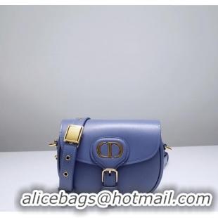 Top Quality Dior Small Dior Bobby Bag in Box Calfskin M9317 Blue 2023