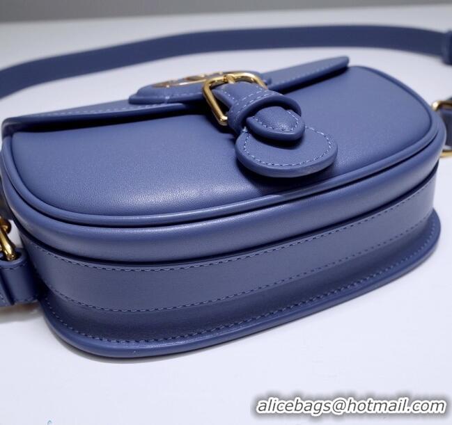 Top Quality Dior Small Dior Bobby Bag in Box Calfskin M9317 Blue 2023