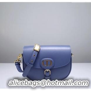 New Fashion Dior Medium Dior Bobby Bag in Box Calfskin M9319 Blue 2023