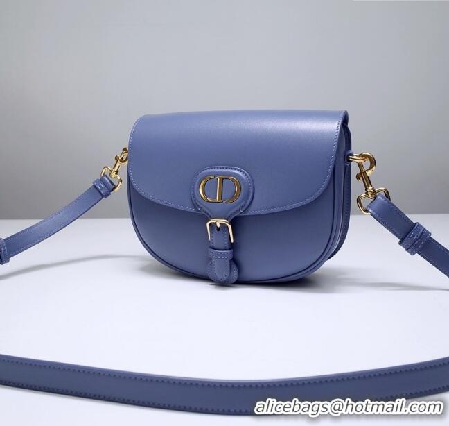 New Fashion Dior Medium Dior Bobby Bag in Box Calfskin M9319 Blue 2023