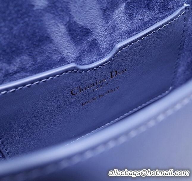 New Fashion Dior Medium Dior Bobby Bag in Box Calfskin M9319 Blue 2023