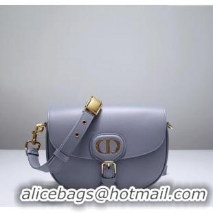 Fashion Luxury Dior Medium Dior Bobby Bag in Box Calfskin M9319 Grey 2024