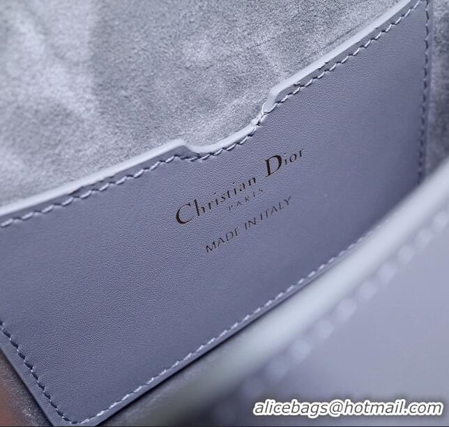 Fashion Luxury Dior Medium Dior Bobby Bag in Box Calfskin M9319 Grey 2024