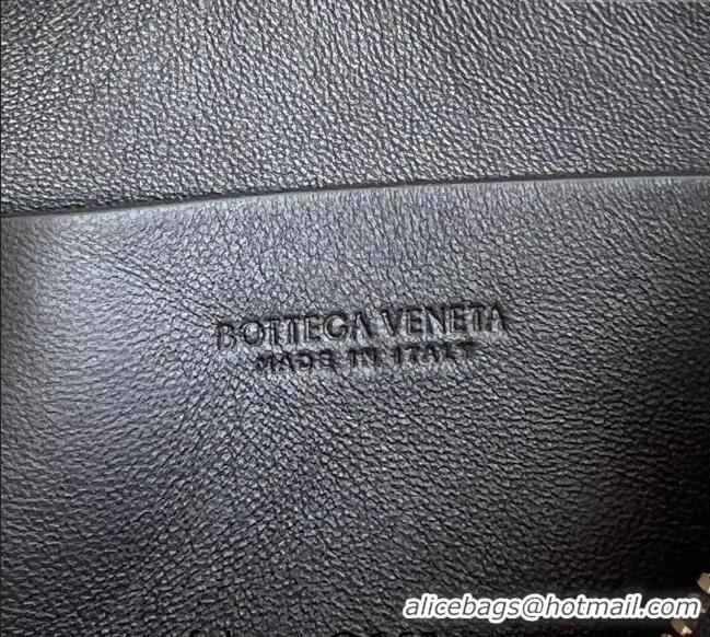 Luxury Discount Bottega Veneta Intrecciato Leather Concert Pouch Mini bag 794258 Black 2024