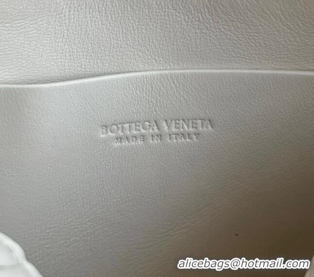 Spot Best Bottega Veneta Intrecciato Leather Concert Pouch Mini bag 794258 White 2024