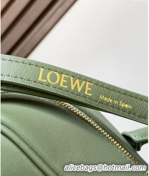 Best Price Loewe Amazona 28 Medium Top Handle Bag in Nappa Calfskin L5004 Avocado Green 2024