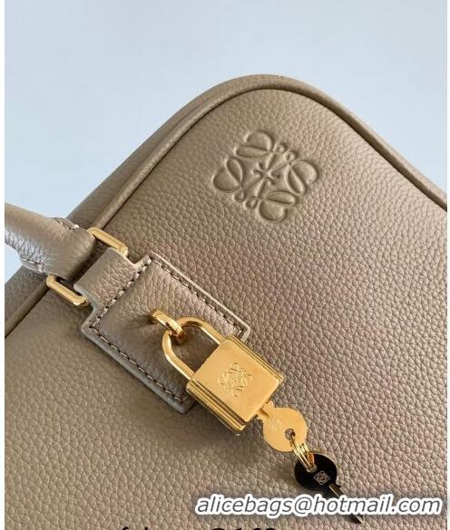 Low Price Loewe Amazona 28 Medium Top Handle Bag in soft grained calfskin L5004 Sand Beige 2024