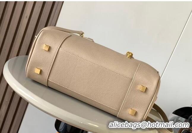 Low Price Loewe Amazona 28 Medium Top Handle Bag in soft grained calfskin L5004 Sand Beige 2024