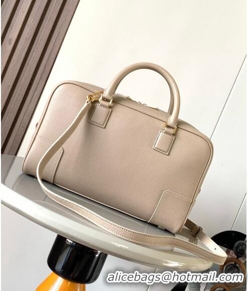 Low Price Loewe Amazona 28 Medium Top Handle Bag in soft grained calfskin L5004 Sand Beige 2024