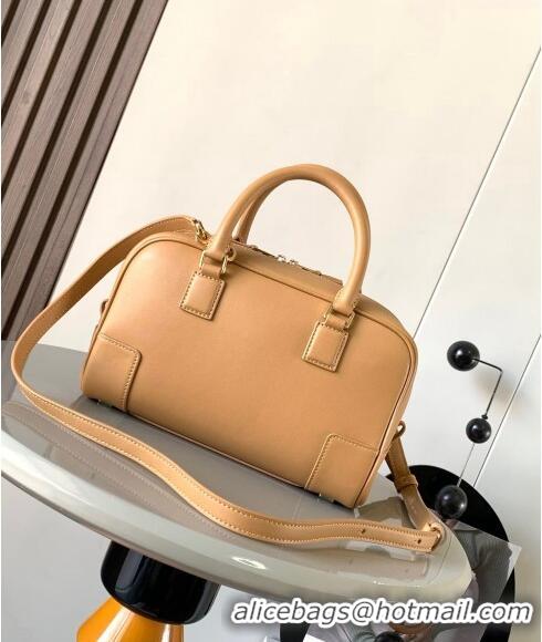 Most Popular Loewe Amazona 23 Small Top Handle Bag in Nappa Calfskin L5007 Warm Desert Brown 2024