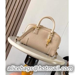 Popular Style Loewe Amazona 23 Small Top Handle Bag in soft grained calfskin L5007 Sand Beige 2024