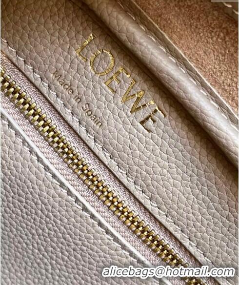 Popular Style Loewe Amazona 23 Small Top Handle Bag in soft grained calfskin L5007 Sand Beige 2024